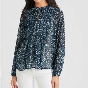 BANANA REPUBLIC WOMENS PLEATED TOP